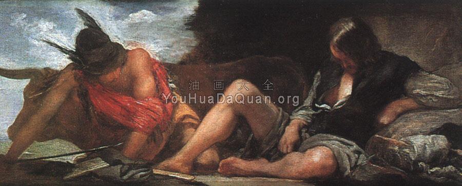 Mercury and Argus - 迭戈·罗德里格斯·德·席尔瓦·委拉斯贵支